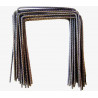 Lot de 100 agrafes Métal 20x20x20cm