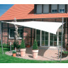 Voile d'ombrage rectangulaire 4x3m imperméable à suspendre